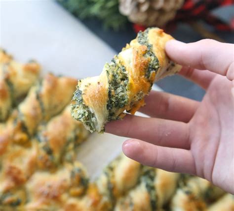 This Is Such A Cute Holiday Appetizer Idea Breadsticks Stuffed With