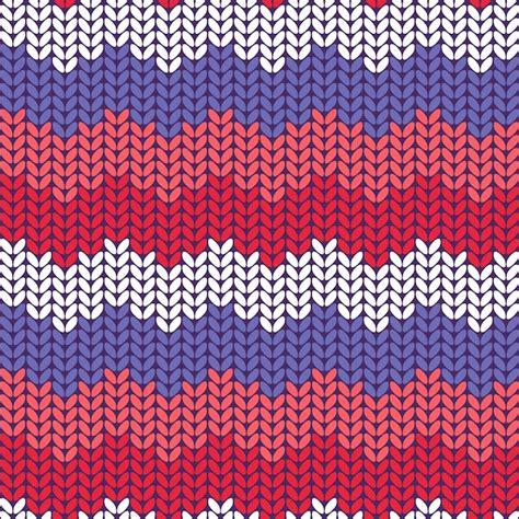 Premium Vector Seamless Knitted Pattern