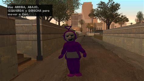 Gta San Andreas Slendytubbies 3 Tinky Winky Skin Mod