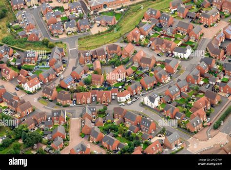 Aerial Image Of Hucknall In Nottinghamshire England Uk Stock Photo Alamy