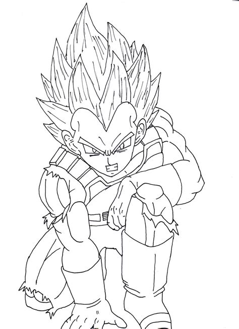 Then, begin sketching the pointed super saiyan hair. Dragon Ball Z Vegeta Super Saiyan Drawing - HD Wallpaper ...