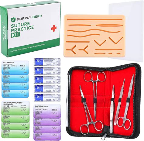 Buy Suture Practice Kit For Sutures Training Medical Student Needle
