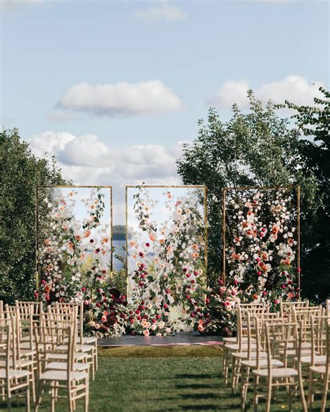 Simple Garden Wedding Ceremony