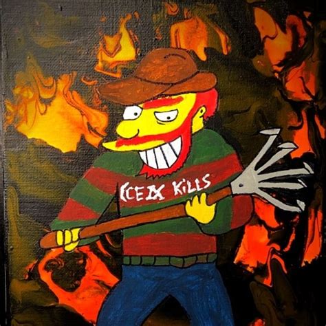 Freddy Krueger Painting Etsy New Zealand