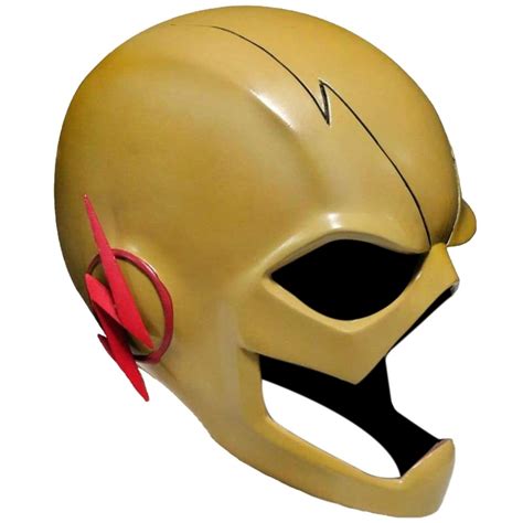 Xcoser The Reverse Flash Yellow Pvc Full Head Dc Comics Cosplay Mask