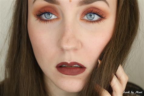 Burnt Orange And No Foundation Makeup Look By Mari