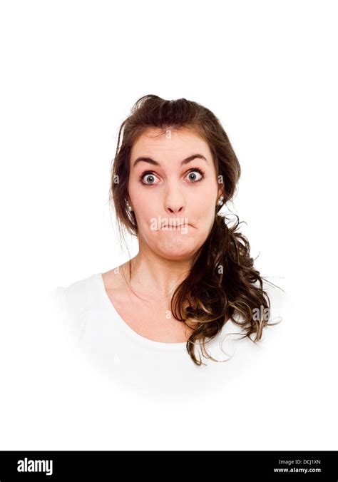 Making Funny Face Stock Photo Alamy