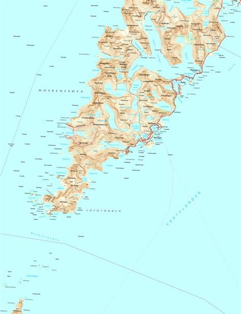 Reine Norway Map Paras Ruoka