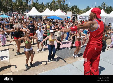Miami Beach Florida Lummus Park Sport And Fitness Festival Rap Style