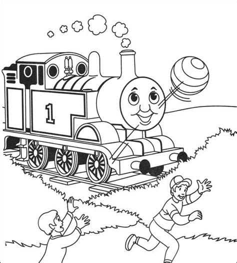 Kleurplaten Kleurplaat Thomas