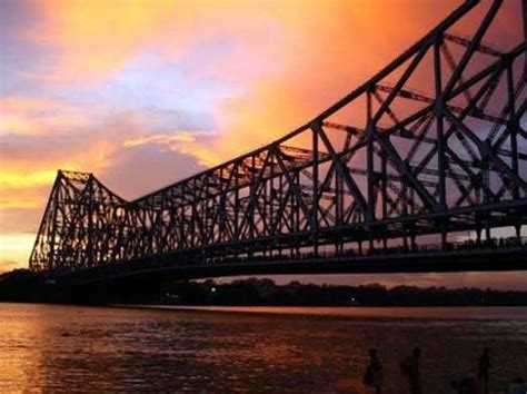 Howrah Bridge Howrah Bridge Situated Hooghly River In West Bengal