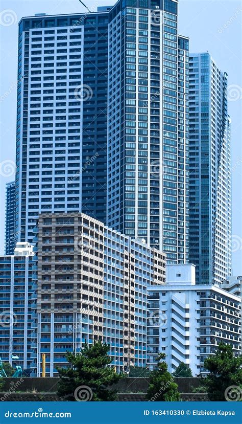 Skyscrapers Of Tokyo In Japan Stock Photo Image Of Building Japan
