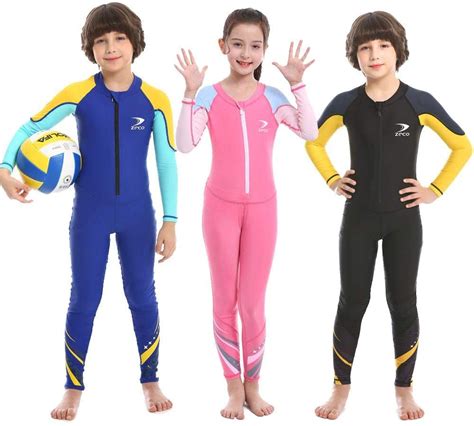 Kids Swimsuit Boys And Girls Full Body Sunsuit Upf50 Rash Guard