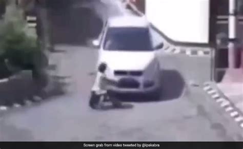 Video Girl Miraculously Survives After Being Run Over By Car