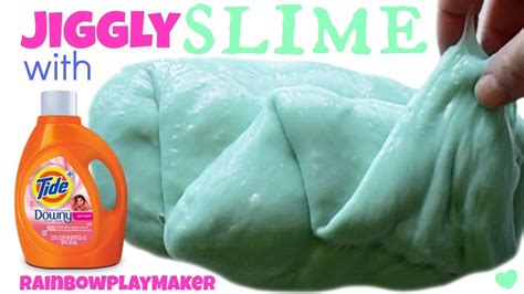 Diy Jiggly Slime With Tide 3 Ingredients So Easy Only Takes 2 Minut