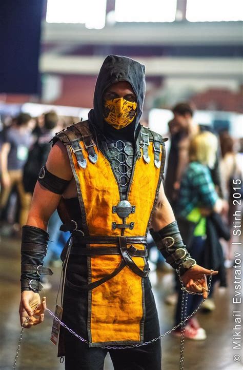 Rubies Mortal Kombat Scorpion Costume Adult Ubicaciondepersonascdmx