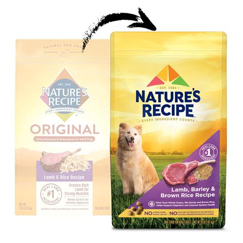 Natures Recipe Original Lamb And Rice Recipe Adult Dry Dog Food 4 Lbs