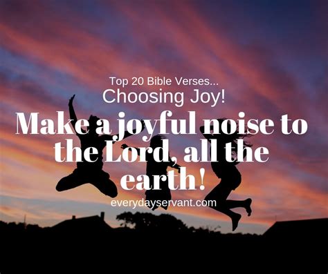 In proverbs 16:20 (kjv), the bible tells us that he that handleth a matter wisely shall find good: Top 20 Bible Verses-Choosing Joy - Everyday Servant