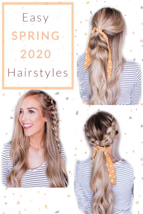 2020 Easy Spring Hairstyles Hair Styles Spring Hairstyles Teacher