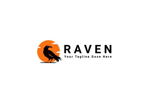 Raven Logo Design Graphic By Eartdesign · Creative Fabrica