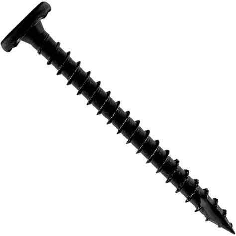 15x3 Black Wafer Head Structural Lag Screws Used For Log Construction