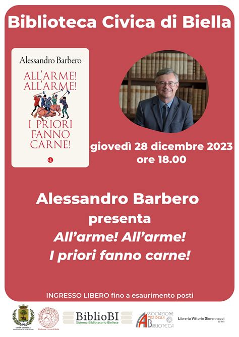 Bibliobi Alessandro Barbero Presenta Il Libro Allarme Allarme I