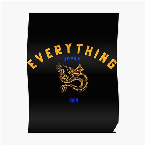 Everything Japan I4fxl Poster For Sale By Phamthuchachsqp Redbubble