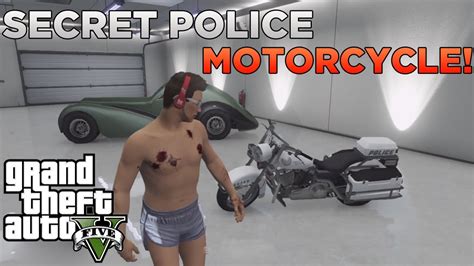 Gta 5 Online How To Get And Store The Police Motorcycle In Your Garage