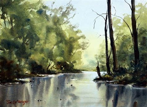 Watercolor Painting River Gallery Watercolor Landscape Paintings