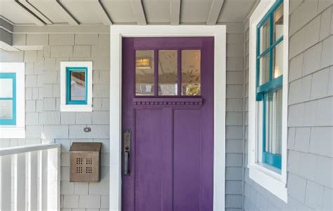 9 Bright And Bold Colors For Your Front Door Exterior House Paint