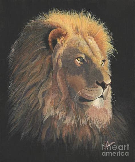 Lion Of Judah Painting By Alicia Fowler