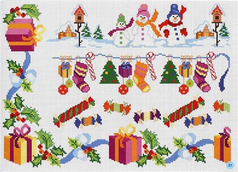 Cenefas Navideñas Más Cross Stitch Border Pattern Xmas Cross Stitch