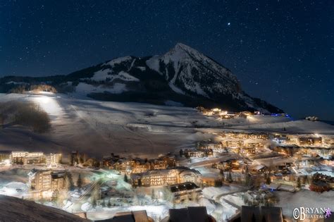 Mt Crested Butte At Night Nature Photography Workshops And Colorado
