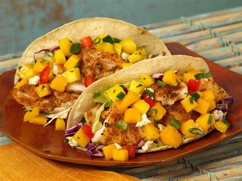Baja Fish Tacos With Mango Salsa Recipe Easy Kitchen