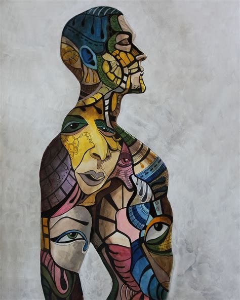 18 X 24 Ink Watercolor On Paper By David Gilmore Body Painting