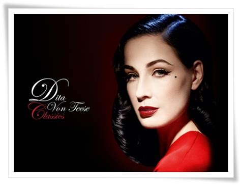 Blonde&Red: Art Deco Make-Up By DIta Von Teese...