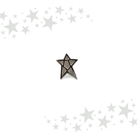 In Stock Lapel Pin Silver Star Pin