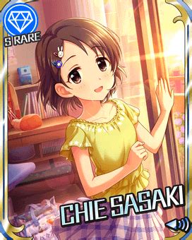 Cinderella Producers Card SR Sasaki Chie From The Evening Sky