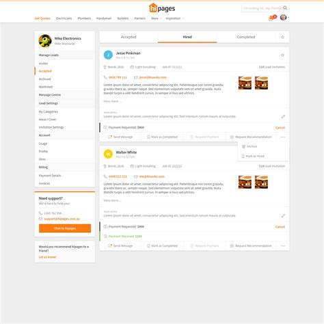 Dribbble - tradie-portal-usage.upgrade_new-card.jpg by Emily Ng