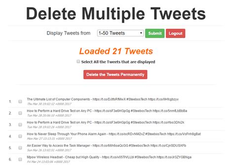 How To Mass Delete Tweets Because Twitter Doesnt Have The Feature