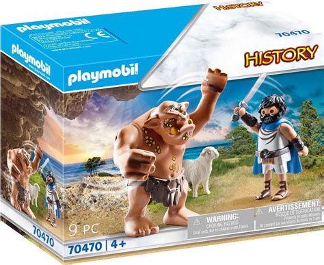 Playmobil History Set 70470 Ulysses And The Cyclops Polyphemus Greek