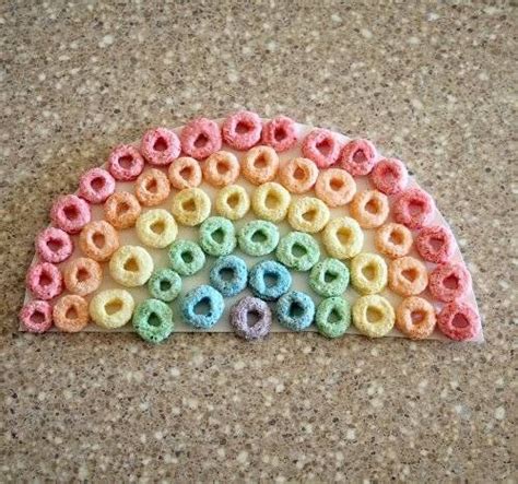 Fruit Loops Cereal Rainbow Babysitting Crafts Rainbow Crafts Fruit