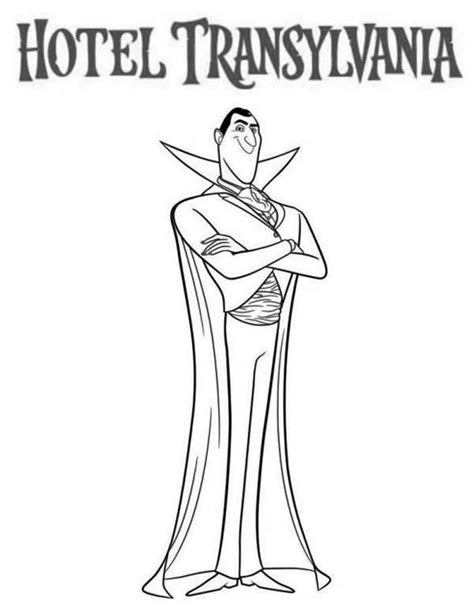But, i don't really ship her with dracula. The Scarry Count Dracula From Hotel Transylvania Coloring ...