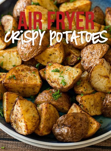 potatoes fryer air recipe crispy easy handful ingredients basic steak side dishes down minutes chicken