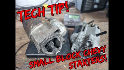 The Midnight Mechanic Tech Tip Small Block Chevy Starter Options Youtube