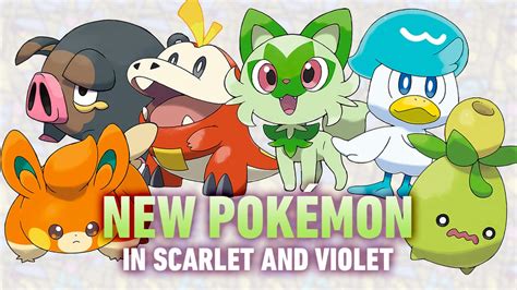 Slideshow New Pokemon In Scarlet And Violet