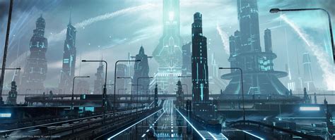 Artstation Tron City 01