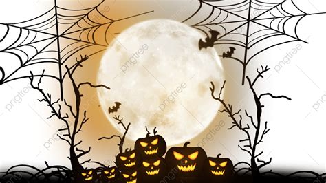 Horror Night Png Transparent Halloween Horror Moon Night Pumpkin Head