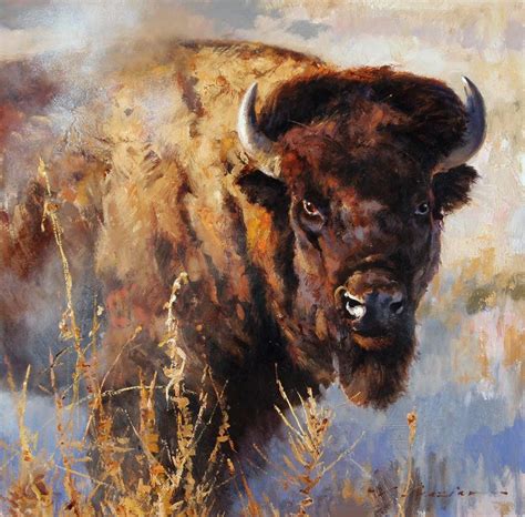 Bison Art Buffalo Art Wildlife Art