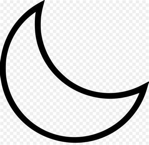 Moon Outline Available In Png And Vector Alessiasemenzin